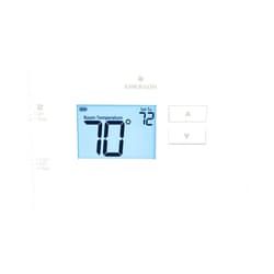 Emerson 70 Series, Non-Programmable, Heat Pump (2H/1C) Thermostat White