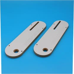 ZEROSERT Zero Clearance Table Saw Inserts for Delta 36-6023 and Kobalt KT-10152 - Laminated (2-Pack)
