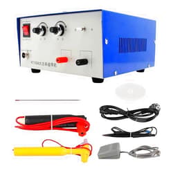 TANJIN Jewelry Spot Welder, Pulse Sparkle Spot Welder 110V 100A Portable Spot Welding Machine with Foot Pedal for Gold Silver Platinum Steel