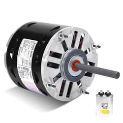 NVCYUV DL1056 Sleeve Bearing Direct Drive Blower Motor 1/2 HP, 1075 RPM, 3 Speed, 115 Volts 8 Amps, 48 Frame, Sleeve Bearing Compatible with A.O.Smith/Century/GE/Fasco/Emerson/Franklin/Dayton
