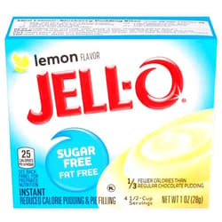 KraftHeinz Jell-O Instant Lemon Sugar-Free Fat Free Pudding & Pie Filling (1 oz Boxes, Pack of 6)