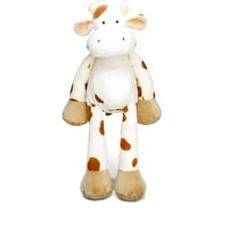 Teddykompaniet Båstad Teddykompaniet Diinglisar Adorable Stuffed Animal Lovely Realistic Large Cow Animal Baby Comforter Soft Plush Sleep Toys | Birthday Gift for Baby Child Toddler |Ages 0+