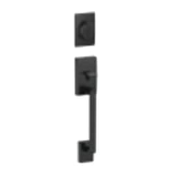 Schlage F58 CEN 622 Century Single Cylinder Exterior Entrance Handleset Lock, Matte Black (Exterior Half Only)