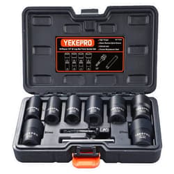 YEKEPRO 10Pcs Bolt Nut Extractor Set, 1/2