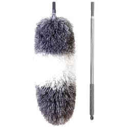 BOOMJOY Microfiber Feather Duster with Extendable Pole, 100