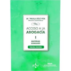 Spanish Edition by Mª Paula Díaz Pita (Author, Co-editor), Pedro Alberto Barea Gallardo (Author), Fernando Castillo Rigabert (Author), Ana María Chocrón Giraldez (Author), Eduardo de la Iglesia Prados (Author), Manuel Julio Hermosilla Sierra (Author), Maravillas Hernández López (Author), Fernando Martínez Pérez (Author), Carlos Mingorance Martín (Author), Leonor María Toribio Bernárdez (Author), Luis Fernando Toribio Bernárdez (Author) & 8 more Acceso a la abogacía-I: Tomo I. Materias comunes