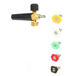 Bylikeho Car Washing Nozzles & Hose Attachments,Snow Foam Car Wash Soap Sprayer,1 Liter Adjustable Foam Cannon with 1/4