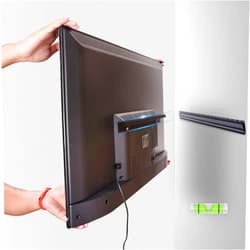 Antimbee Studless Drywall TV Mount for 12-55 inch TVs, No Stud TV Wall Bracket Max VESA 400x400mm up to 100 lbs Universal Fits Most LED LCD Plasma Flat/Curved Screen TVs & Monitors-Upgraded bubble level