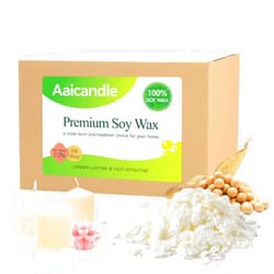 Aaicandle 5LB Soy Wax for Candle Making - Natural Soy Wax Flakes Supplies for DIY Candles, Container & Tealight Craft Use, Easy Mel Clean Burn, Ideal for Small Businesses & Etsy Sellers (2270G / 80 OZ)