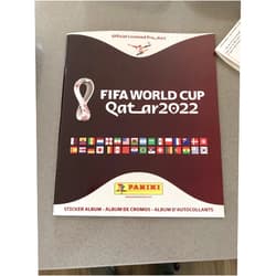 Panini FIFA World Cup Qatar 2022 PANINI Album/ Sticker Combo - 1 Soft Cover Album and 2 Sticker Boxes (500 Stickers Total)
