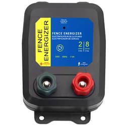 FBULWSEC Electric Fence Energizer, 2-Mile/ 8 Acres Electric Fence Charger for Dogs, Electric Fence Kit for Preventing Raccoons, Livestock, Squirrels, Chicken Coops, Skunks intruding, 0.1 Joule