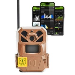 Moultrie Edge 2 Cellular Trail Camera - Auto Connect Nationwide 4G LTE - On Demand 36MP Photo - 1080P Video with HD Audio - 100 Ft Detection Range - Low Glow Flash