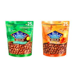 Blue Diamond Almonds Wasabi & Soy and Habanero BBQ Flavored Snack Nuts, 25 Oz Bags