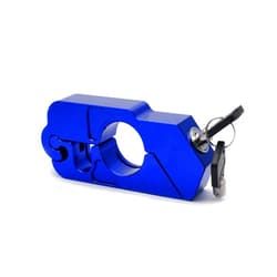 Bravedog Motorcycle Lock - Universal Alloy CNC Motorcycle Handle Throttle Grip Security Lock with 2 Keys to Secure a Bike, Scooter, Moped or ATV in Under 5 Seconds