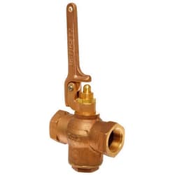 Kingston Valves Kingston 305A Series Brass Quick Opening Flow Control Valve, Pull Lever, 1