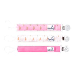 Copper Pearl Binky Clip 3 Pack Set 