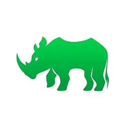 Animals Earth Various sizes Decal Sticker Rhino Figure Car Door Hobbies Waterproof Racin Green Dark (5 X 2.89 Inches)