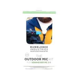 BUBBLEBEE INDUSTRIES Microphone Windscreen for Lavalier/Lapel Microphones - Reduce Wind Noise & Clothing Rustle - Mic Kit - Windscreen Muff Wind Cover for SENNHEISER ME 2-II Mic