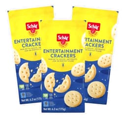 Azeko Schar Entertainment Crackers, Gluten Free, 6.2 Oz - 3 Pack