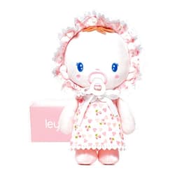 LeyaDoll Soft Baby Doll Toys (9''), My First Baby Rag Doll for 1 Year-Old Girl Birthday Gift, Christmas Plush Toys Gift for Toddler Kids Infants-Cherry Baby