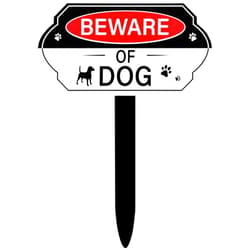 Yookeer Beware of Dog Sign with Stake Warning Signs for Property Guard Dog Sign Dog Warning Signs Beware of Dog German Shepherd Not Responsible Caution Dog for Outdoor