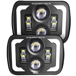 KASLIGHT 2025 DOT High Lumens H6054 Led Headlights 5x7 7x6 Led Headlight Anti-glare DRL Turn Signal Hi/Low Sealed Beam For Jeep Cherokee XJ Wrangler YJ Ford Chevy GMC Toyota Nissan Dodge etc