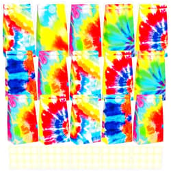 VGOODALL 54PCS Party Favor Bags, Treat Bags Goodie Bags Tie Dye Gift Bags for Kids Birthday Party Retro Party Decorations 6 Designs