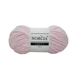 NORCIA Softy Yarn, Fluffy Yarn, 100 gr (76 Yds) Soft Yarn for Crocheting, Plush Yarn for Amigurumi, Chenille Yarn, Baby Blanket Yarn Crochet & Knitting, Fur Yarn