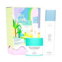 Drunk Elephant Dive Right In Kit- Full-Size Protini Polypeptide Cream and B-Hydra Hydration Serum