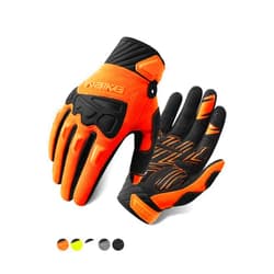 INBIKE Mountain Bike Gloves for Men Knuckle Guard Padded Men's Cycling Gloves Breathable for MTB Motocross Racing Dirtbike
