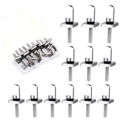 PEUTIER 316 Stainless Steel Fin Screws, No Tool Surfboard Fin Screws with O Rings Paddle Board Fin Replacement for SUP Paddleboard Longboard Surfing Accessories