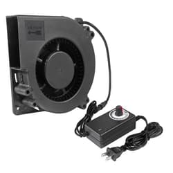 Shutao 120mm Blower Fan AC 110V 220V DC 12V Powered 120mm x 32mm Big Airflow Fan with Speed Controller for PC Cooler DIY Receiver Modem Cooling Ventilation Exhaust Projects
