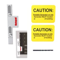 Natupal Generator Interlock Kit Compatible with Square D Generator Interlock Kit for Homeline Meter Main 150 or 200 amp Breaker,For Emergency in Snowstorm Thunderstorm Weather