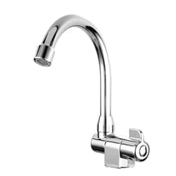 Tookie Caravan Boat Folding Faucet, 360 Degree Rotation Single Handle Folding Faucet, Camping Cold Water Stainless Steel Kitchen Basin Faucets, for Home Boat Yacht Camping RV Caravan
