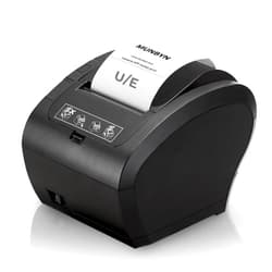 MUNBYN POS Printer, Receipt Printer USB Ethernet 80MM Thermal Printer P047, Impresora térmica, Black Supermarket POS Kitchen Printer with Auto Cutter Support Cash Drawer ESC/POS Windows System