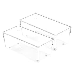 InterDesign iDesign Utensil Holder and Silverware Organizer for Kitchen Utensils and Countertop Storage, The Linus Collection – Set of 2, 4