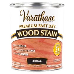 Varathane 307413 Premium Fast Dry Wood Stain, Quart, Coral
