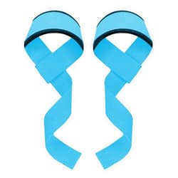 ROSAPOAR Pull Lifting Wrist Straps, Power Lifting Exercise Straps, Padded and Anti-Skid Grips Band for Weightlifting, Bodybuilding, Strength Training - Blue