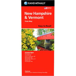Rand McNally Easy to Read Folded Map: New Hampshire, Vermont State Map
