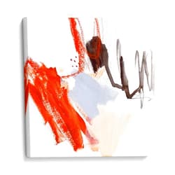 Canvas Lab Canvas Wall Art Decor Iron and Down III by the Artist Victoria Borges – Size: 14 x 14 in - Art subject: Abstract