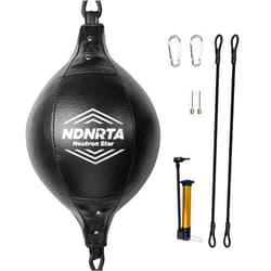 NDNRTA Double End Bag, (Classic Style Upgraded),Improve Reaction Speed, Boxing Equipment, Durable, Double End Punching Bags, Home Gym, Floor to Ceiling, for Boxing (Shipped from The U.S)