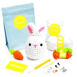 Zepiany Crochet Kits for Beginners - All-in-One Stuffed Animal Knitting Sets - Step-by-Step Video Tutorials DIY, Rabbit&Carrot Crochet Kits