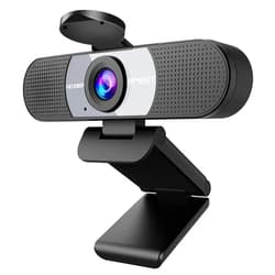 EMEET 1080P Webcam, C960 Web Camera with 2 Noise-Cancelling Microphones & Privacy Cover, 90° FOV Computer Camera, Plug & Play USB Webcam for Calls/Conference, Zoom/Skype/YouTube, Laptop/Desktop, Grey