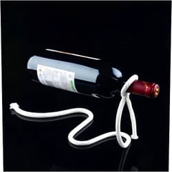 CdyBox Magic Rope Wine Bottle Holder Stand Rack Bar Gift (Rope)