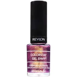 Revlon ColorStay Gel Envy Longwear Nail Polish, with Built-in Base Coat & Glossy Shine Finish, in Plum/Berry, 455 Win Big, 0.4 oz
