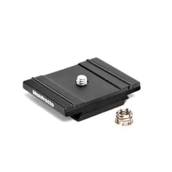 Manfrotto 200PL Plate in Aluminium, for Camera Tripods, Lightweight and Compact, Easy and Quick Set Up, Photography Equipment, for Content Creation and Vlogging
