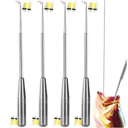 YIMISIMON Fish Hook Remover Tool, Fishing Hook Quick Removal Descending Device, Fishing Gear Security Equipment Kits for Adult, Hook Extractor Accessories Detacher Tools with 4PCS Storage Tube