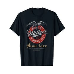 Coors Classic Miller High Life Vintage Beer Logo T-Shirt