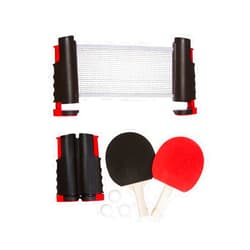 Trademark Innovations Anywhere Table Tennis Set with Paddles and Balls