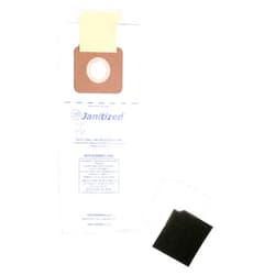 Janitized JAN-CMPRO-2(10) Premium Replacement Commercial Vacuum Paper Bag for CleanMax Pro, Tennant V-SMU-14, Tornado CK 14, Carpet Pro CPU, OEM #CMP, CMS, CMPS, 06.267 (Pack of 10)